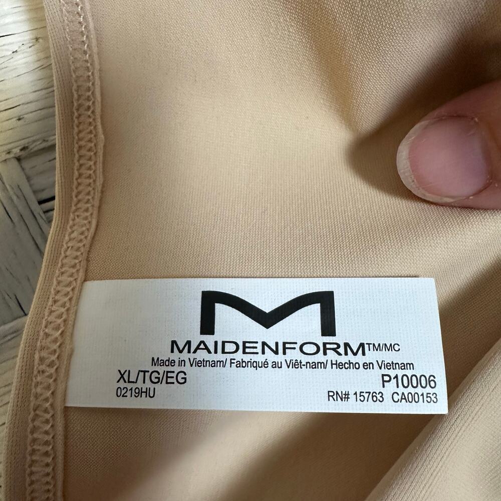 Maidenform women’s full body shape wear tan dress style soft no scenes - Picture 3 of 8